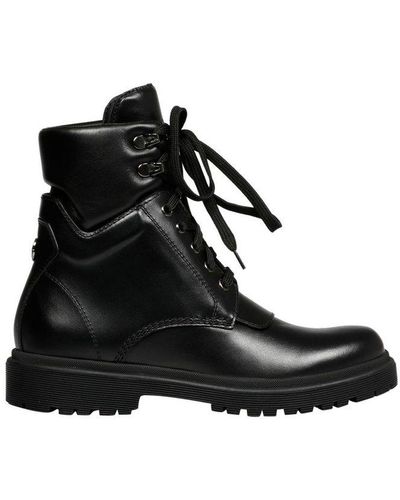 Moncler Patty Combat Boots - Black