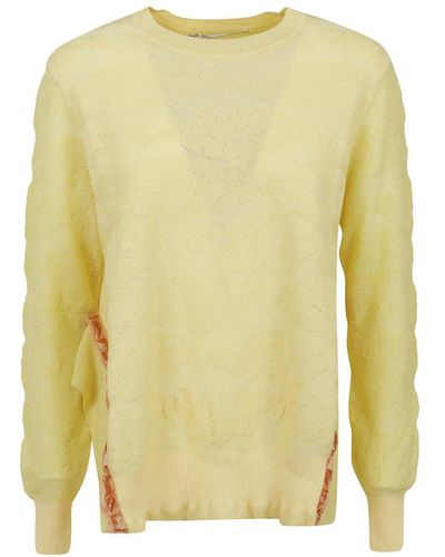 Stella McCartney Tight Mix Sweater - Yellow
