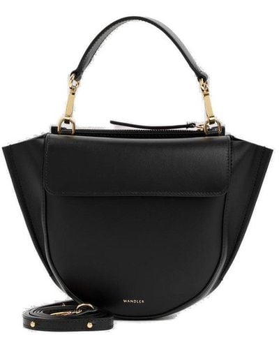 Wandler Hortensia Mini Top Handle Bag - Black