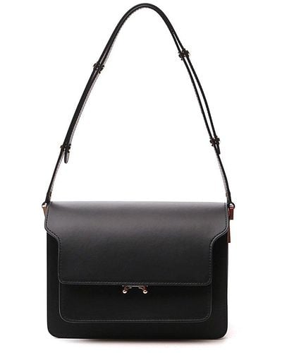 Marni Trunk Medium Shoulder Bag - Black