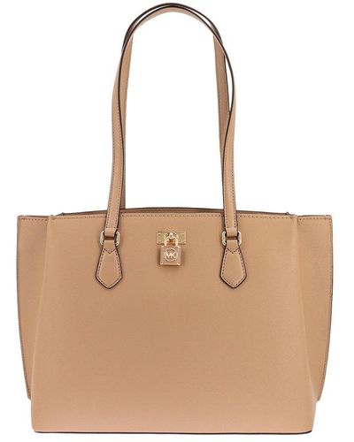 Buy Michael Kors Sullivan Small Logo Zip-Entry Tote Bag, Pink Color Women