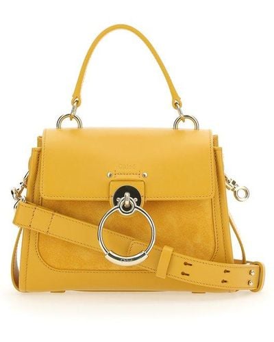 Chloé Mini Tess Day Bag - Yellow