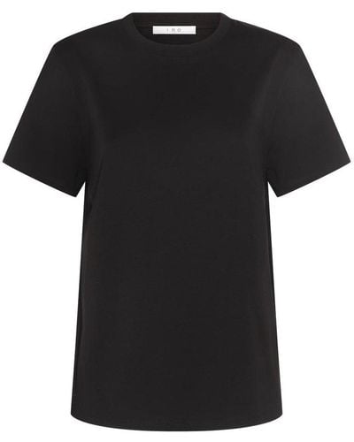 IRO Black Cotton T-shirt