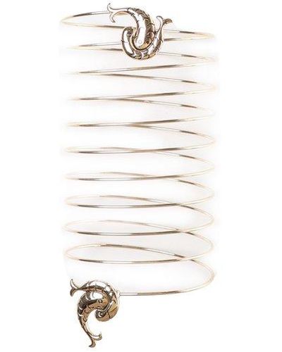 Emilio Pucci Spiral Cuff Bracelet - White