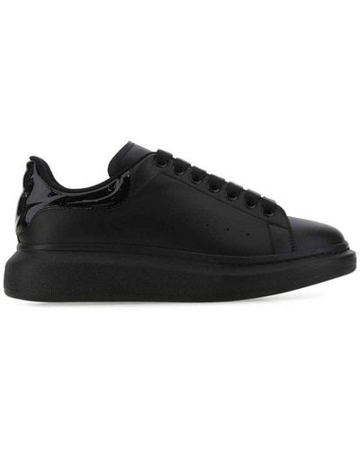 Alexander McQueen Oversized Lace-up Sneakers - Black