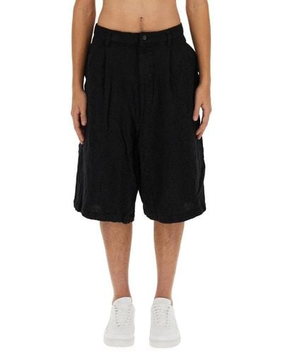 Comme des Garçons Oversize Bermuda Shorts - Black