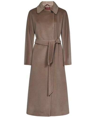 Max Mara Studio Cielo Coat - Brown