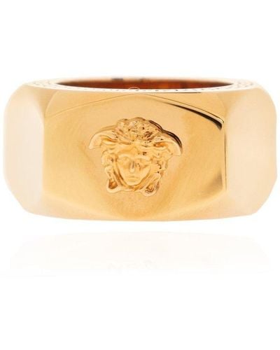 Versace Bolt-shaped Ring, - Natural
