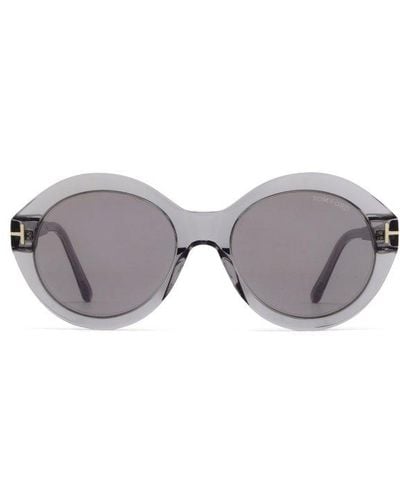 Tom Ford Round-frame Sunglasses - Gray