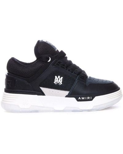 Amiri Ma-1 Logo Embossed Lace-up Sneakers - Black