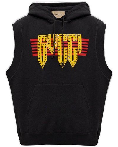 68% Lyst for - Black UK | Men off Hoodies Up Sleeveless to