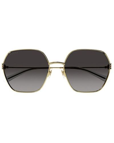 Gucci Square Frame Sunglasses - Gray