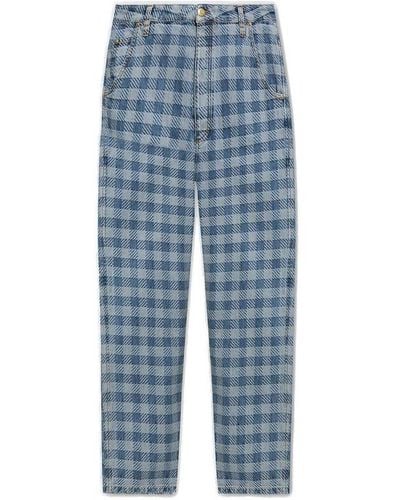 Discover 193+ checkered jeans mens