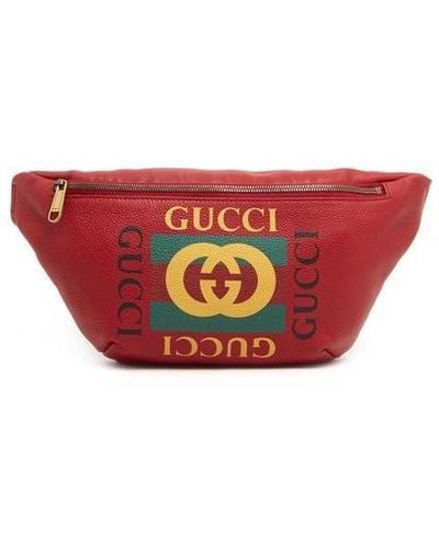 Gucci Vintage Logo Belt Bag - Red