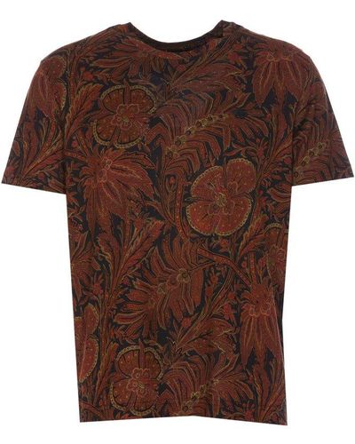Etro T-shirts And Polos - Brown