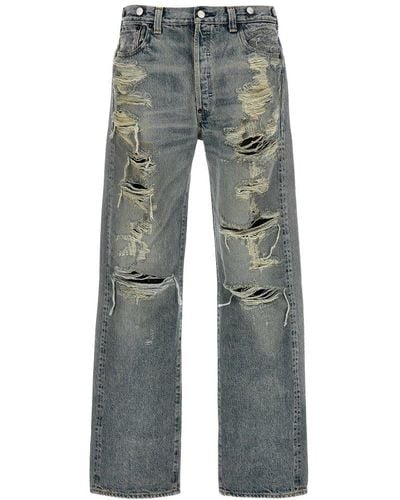 KENZO Levi’S 501 1933 Distressed Jeans Stone Dirty - Blue
