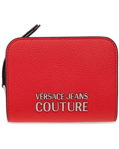Versace Wallet With Logo - Red