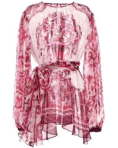 Dolce & Gabbana Mai27 Shirt, Blouse - Pink