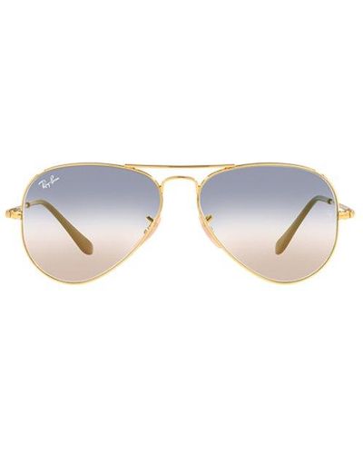 Ray-Ban Pilot Frame Sunglasses - White