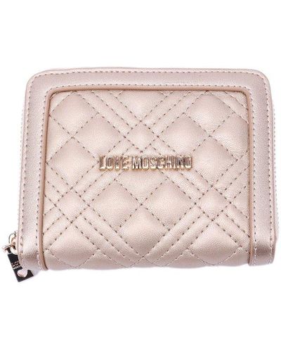 Love Moschino Quilted Zipped Wallet - Pink