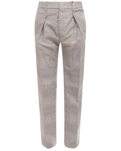 Mark heathered check pant Tapered fit
