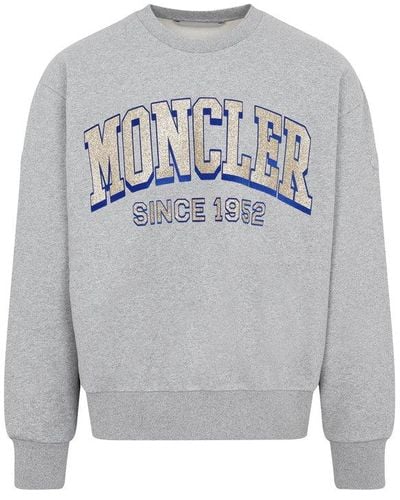 Moncler Cotton Sweatshirt - Gray