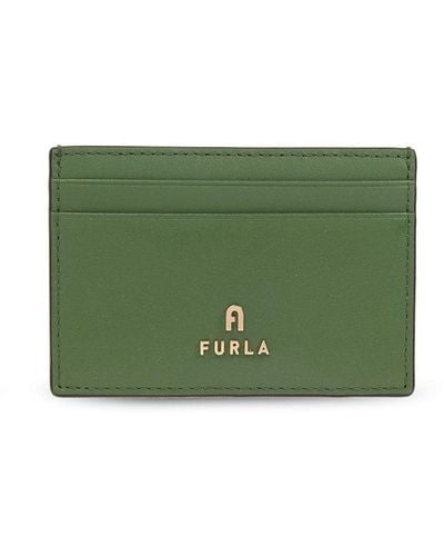 Furla 'camelia Small' Card Holder, - Green