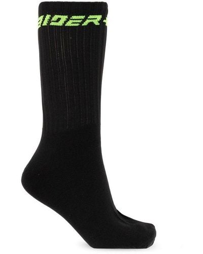 Fila Socks With Logo, - Black