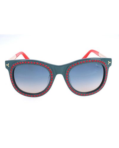Bally Studded Cat-eye Frame Sunglasses - Blue