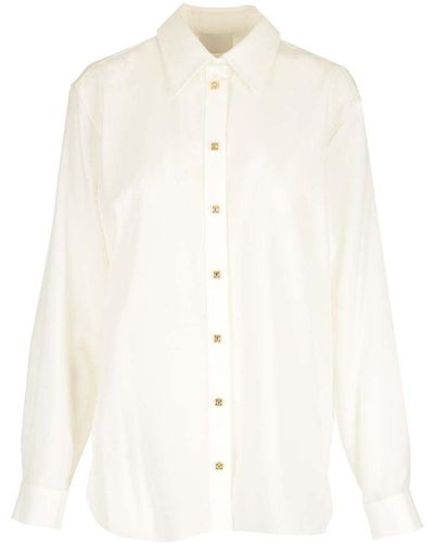 Givenchy Ivory Silk Shirt - White