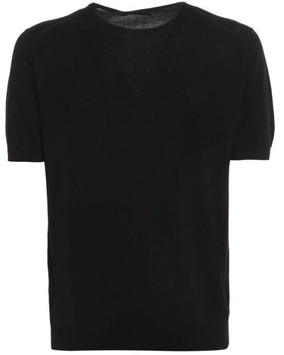John Smedley Belden Classic T-shirt - Black