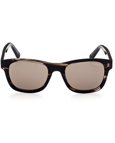 Moncler Square Frame Sunglasses - Black