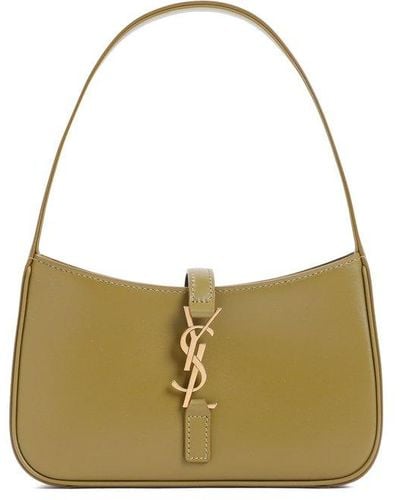 Saint Laurent Le 5 À 7 Mini Shoulder Bag - Green