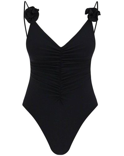 Magda Butrym Sleeveless One-piece Swimsuit - Black