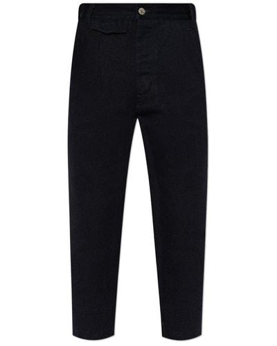 DSquared² Logo Tag Cropped Jeans - Black