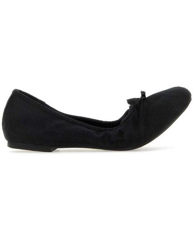 Balenciaga Leopold Worn-out Ballerina Shoes - Black