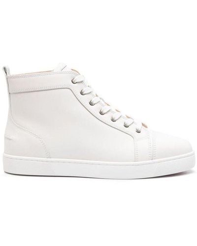 Christian Louboutin Louis High Top Sneakers - White