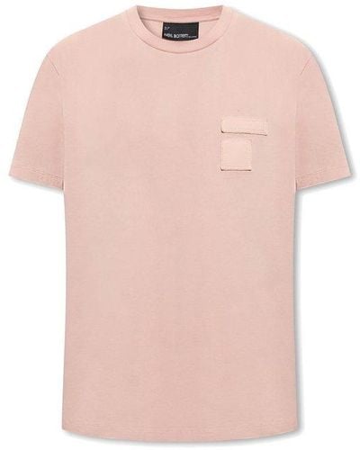 Neil Barrett Cotton T-shirt, - Pink