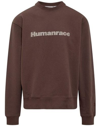 adidas Originals X Pharrell Williams Crewneck Humanrace Sweater - Brown