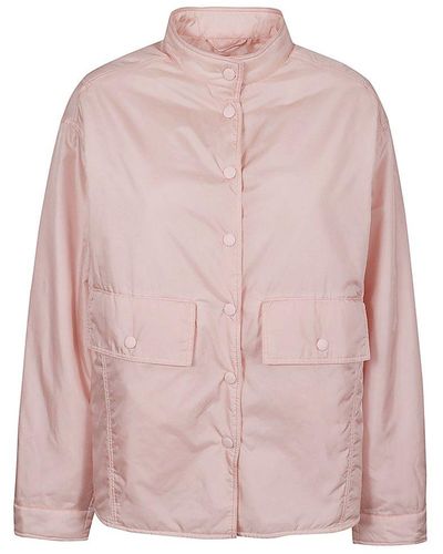 Aspesi Thermal-insulation Press-stud Padded Jacket - Pink