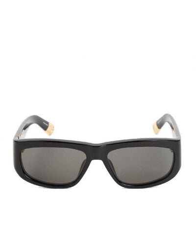 Jacquemus Rectangle Frame Sunglasses - Gray