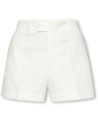 Zadig & Voltaire 'please' Pleat-front Shorts - White