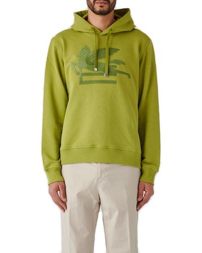 Etro Sweatshirt Hoodie Sweatshirt - Green