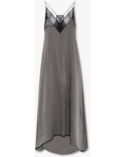 Zadig & Voltaire 'risty' Sleeveless Dress - Gray