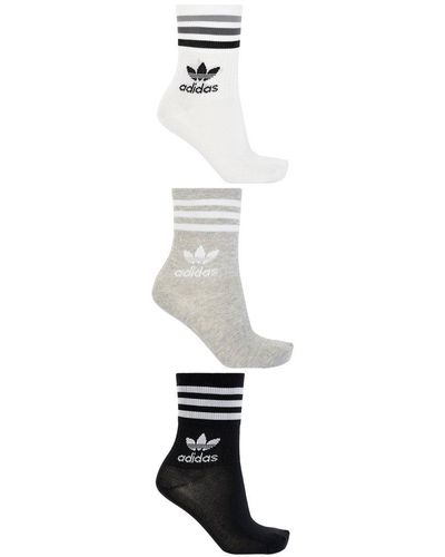 adidas Originals Branded Socks 3-pack, - Multicolour