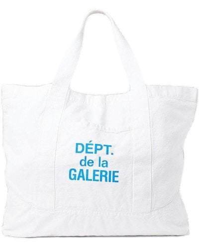 GALLERY DEPT. Logo-printed Top Handle Bag - Blue
