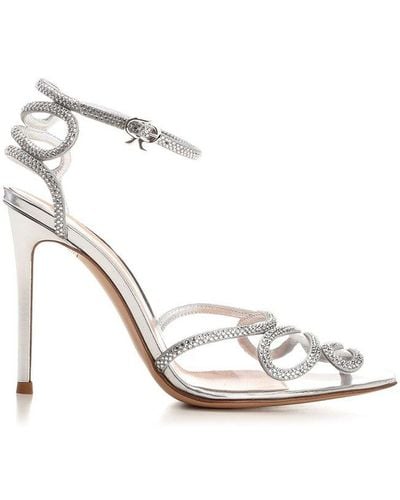 Gianvito Rossi Atlantis Pointed-toe Court Shoes - White