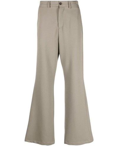 Societe Anonyme Number Embroidered Mark Trousers - Grey