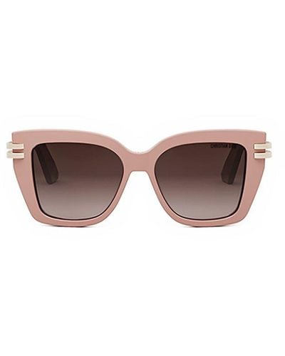 Dior Cdior S1i Square Frame Sunglasses - Brown