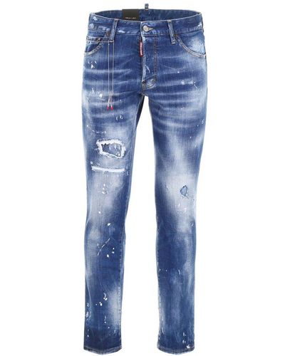 DSquared² Distressed Cool Guy Jeans - Blue